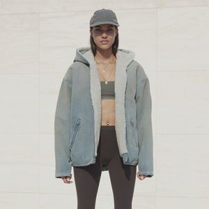 yeezy season 5 shearling jacket